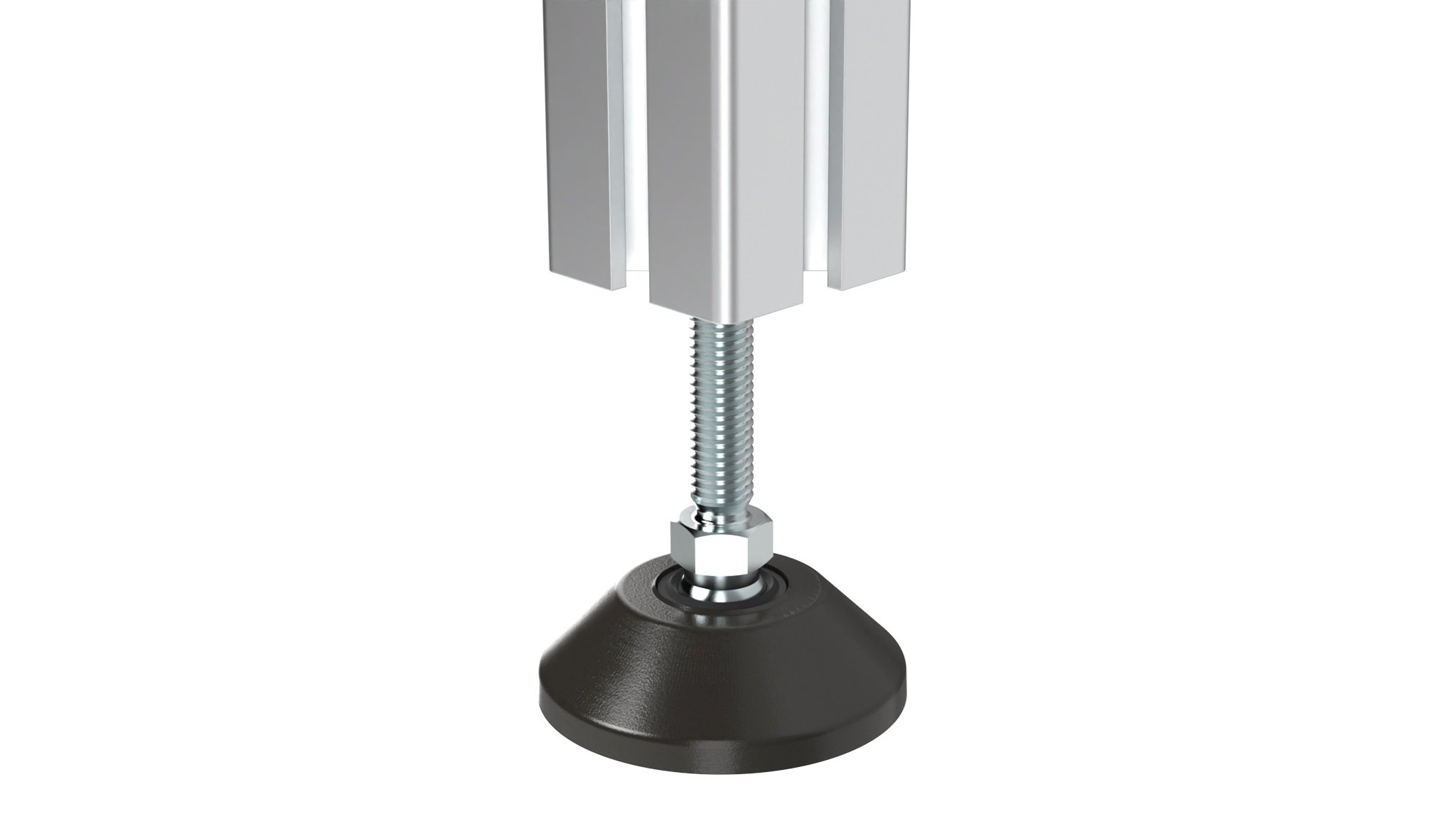 Assembled Swivel Feet ZN / ST Ball Joint 15