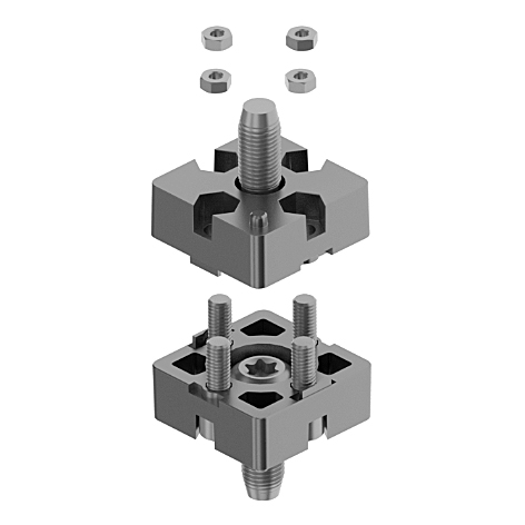 Plate Butt Connector B AL (Set)