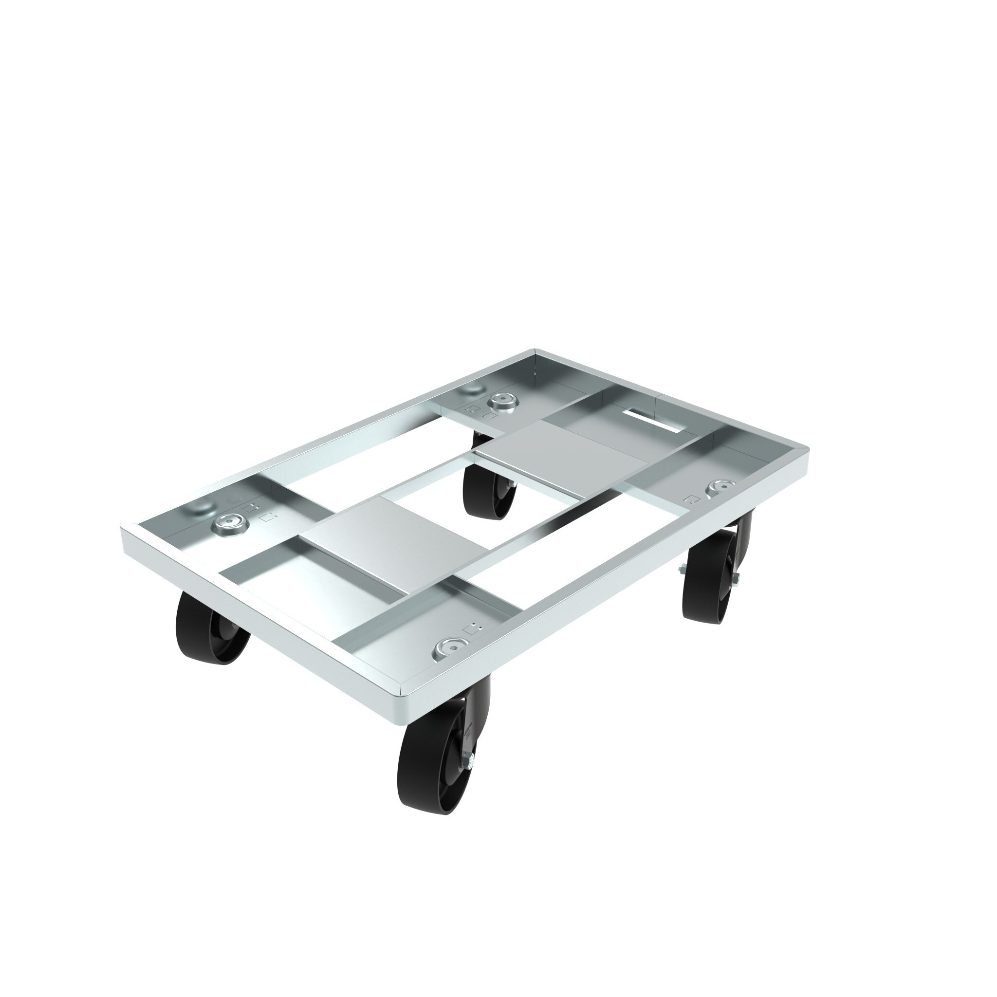 Carrito para SLC 600 x 400, con 4 ruedas giratorias 0207D1SS4WDS04 – imagen del producto