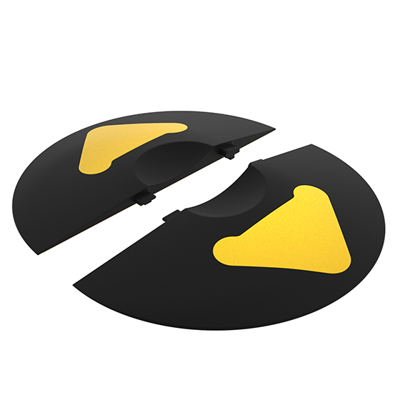 End Cap for Parking Rail Flat - High (Set)