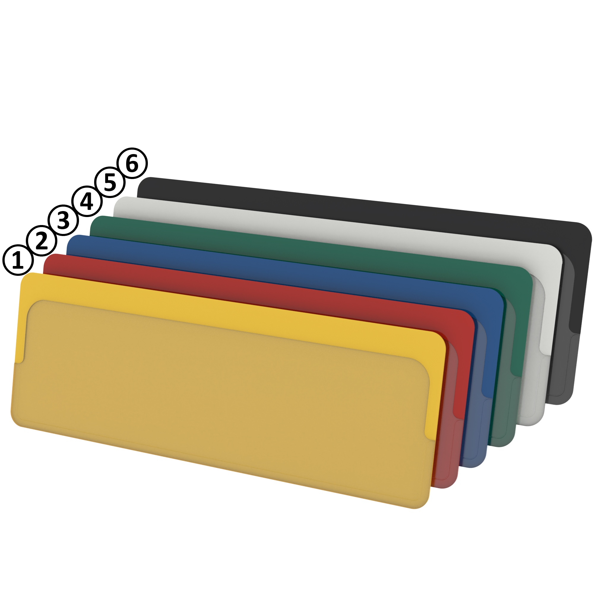 Top Open Magnetic Label Envelope 37 - 1.5"