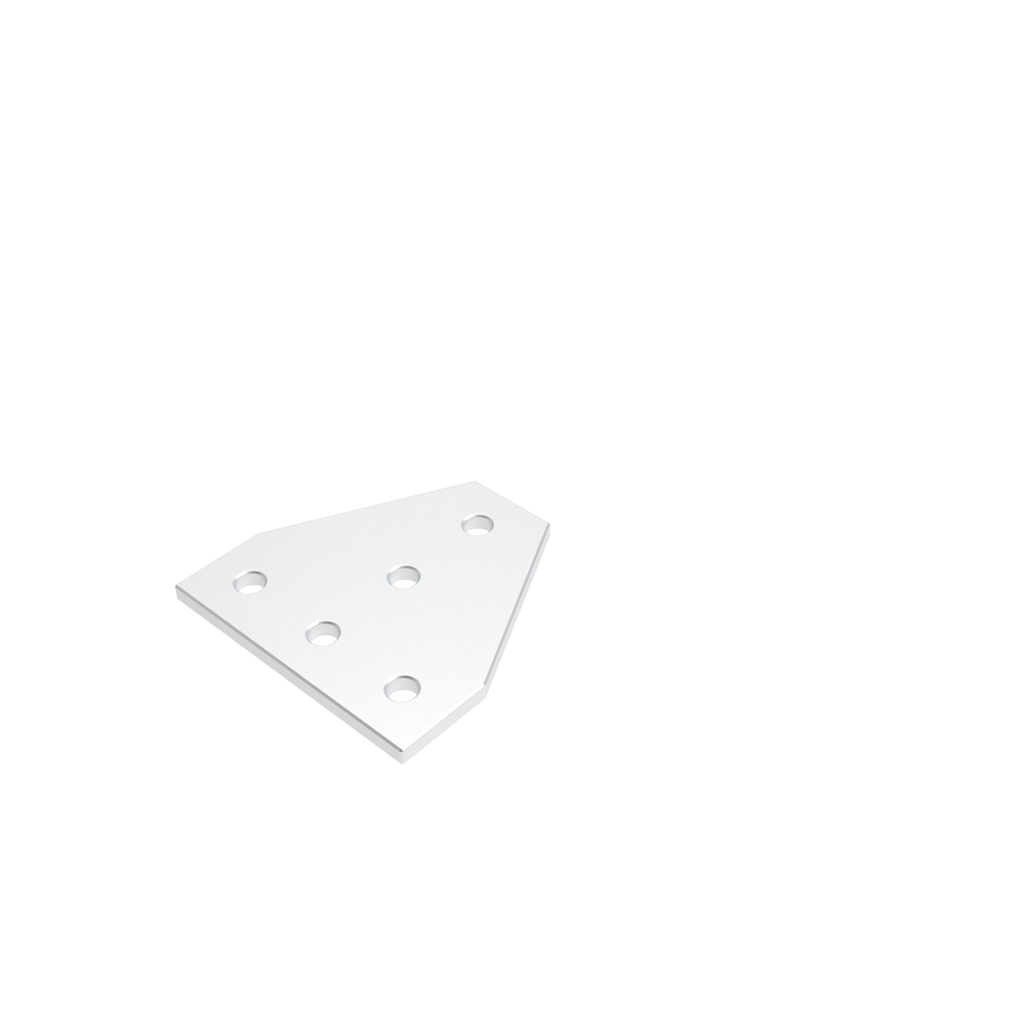 ECO Connection Plate AL T 5 Hole, 1 Slot Version 093EVT7676 – product image