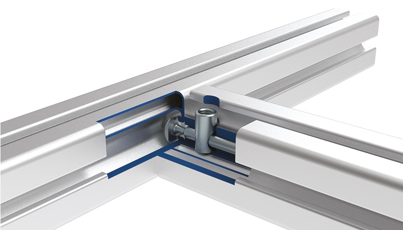 Central Connector I 90° +/-45° – exemple d'application