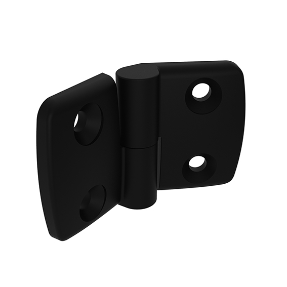 Plastic Combi Hinge 40, Detachable, Black