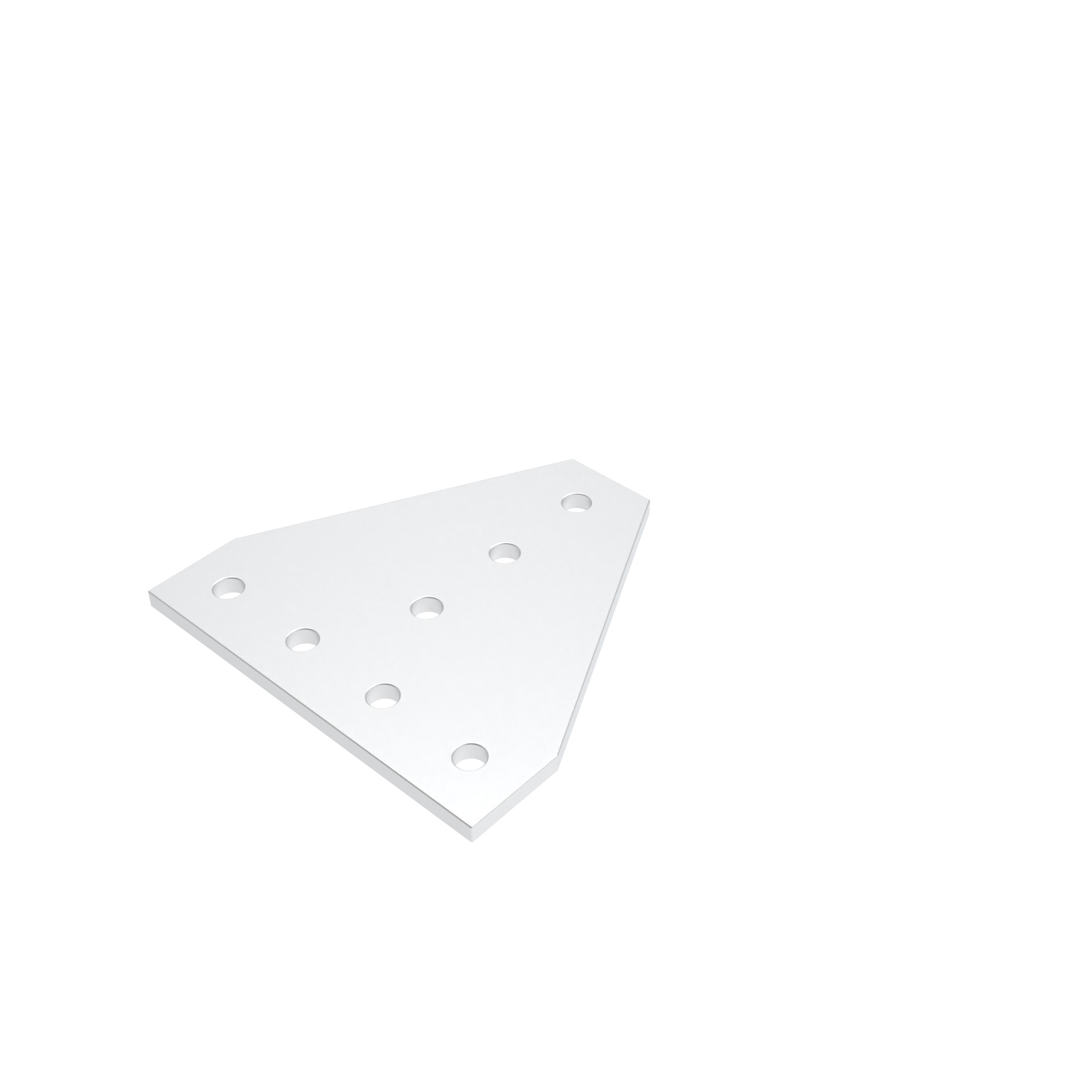 ECO Connection Plate AL T 7 Hole, 1 Slot Version 093EVT102102 – imagen del producto