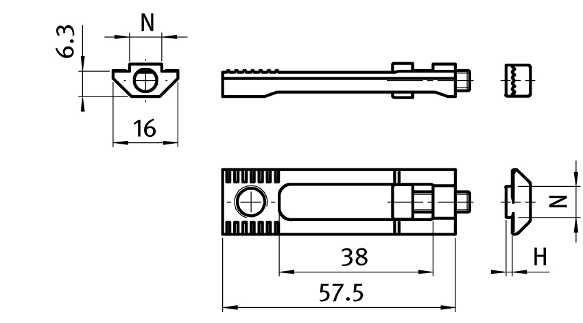 Milling Connector B, Slot 8