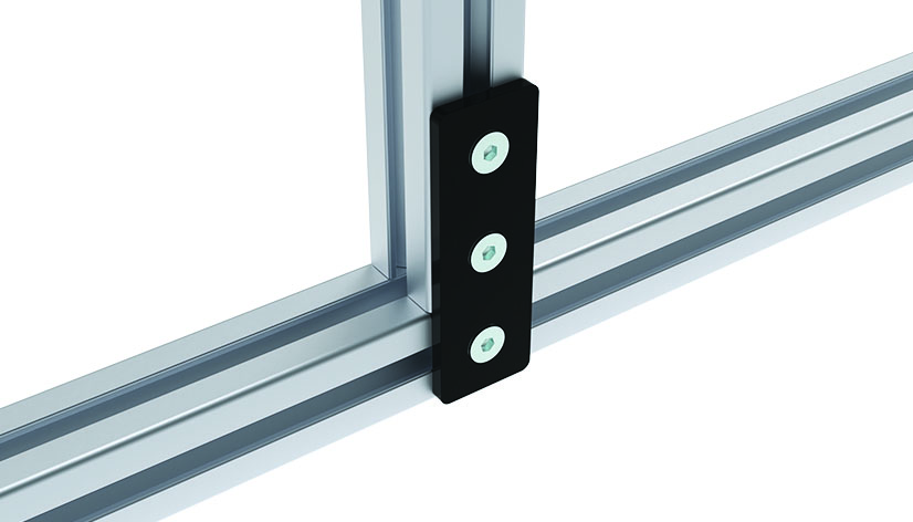 Connection Plate ST Rectangular 3 Hole, 1 Slot Version – application example
