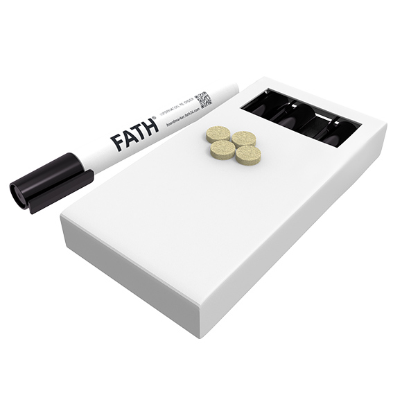 Marqueur de tableau avec petit feutre de rechange (Kit)