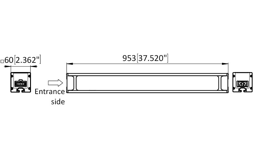 LED Leuchte Modul F Line 953 dimmbar