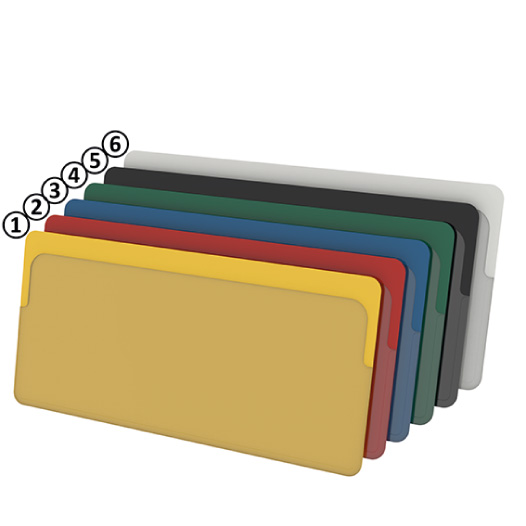 Oben offene magnetische Etikettenhülle 50 Oben offene magnetische Etikettenhülle 50