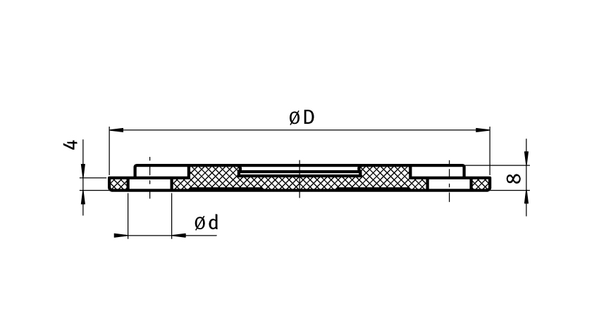 Anti-slip Plate for Heavy-duty Pivot Feet