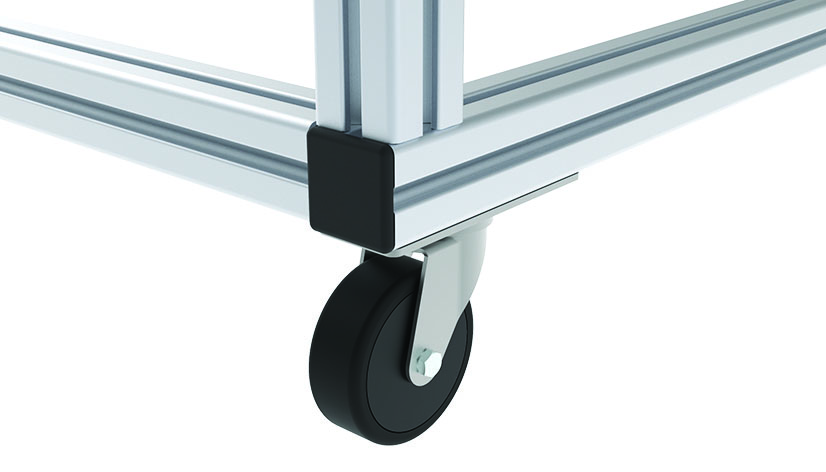 Swivel Caster Ø 80 / 100 / 125 with Mounting Plate 40 / 45