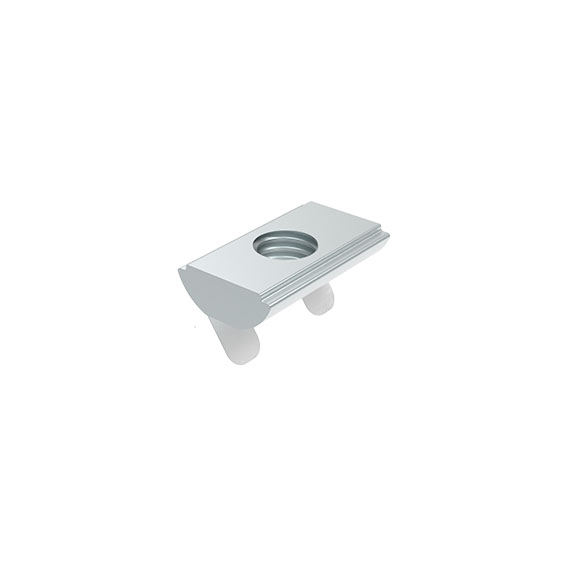 Ecrou basculant 13,1 x 5,3 mm avec languette ressort