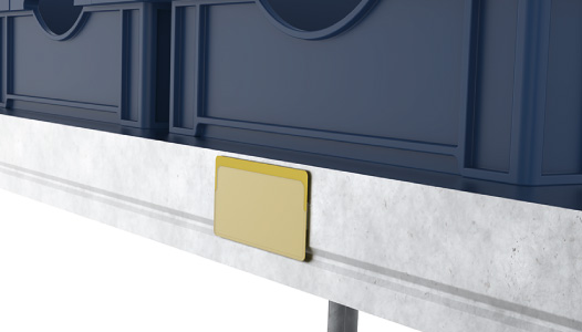 Top Open Magnetic Label Envelope 50 - 2"