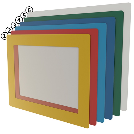 Floor Window DIN A4 - 8.3" x 11.7"