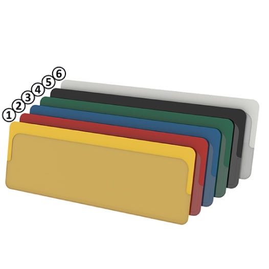 Oben offene selbstklebende Etikettenhülle 37 Oben offene selbstklebende Etikettenhülle 37