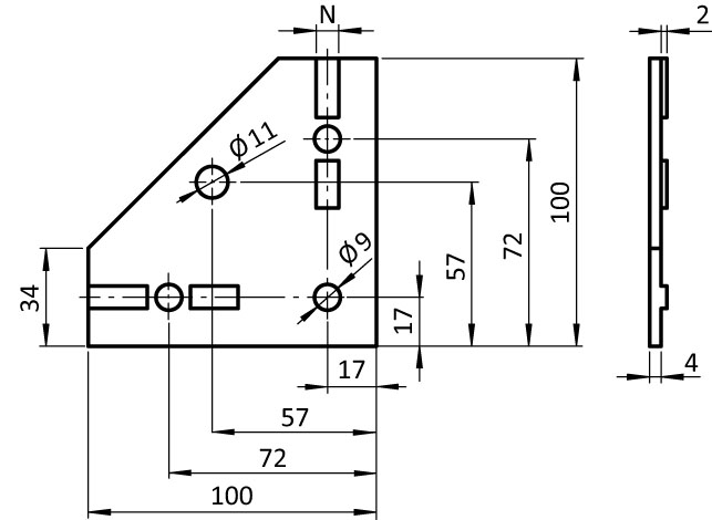 Connection Plate ST 100