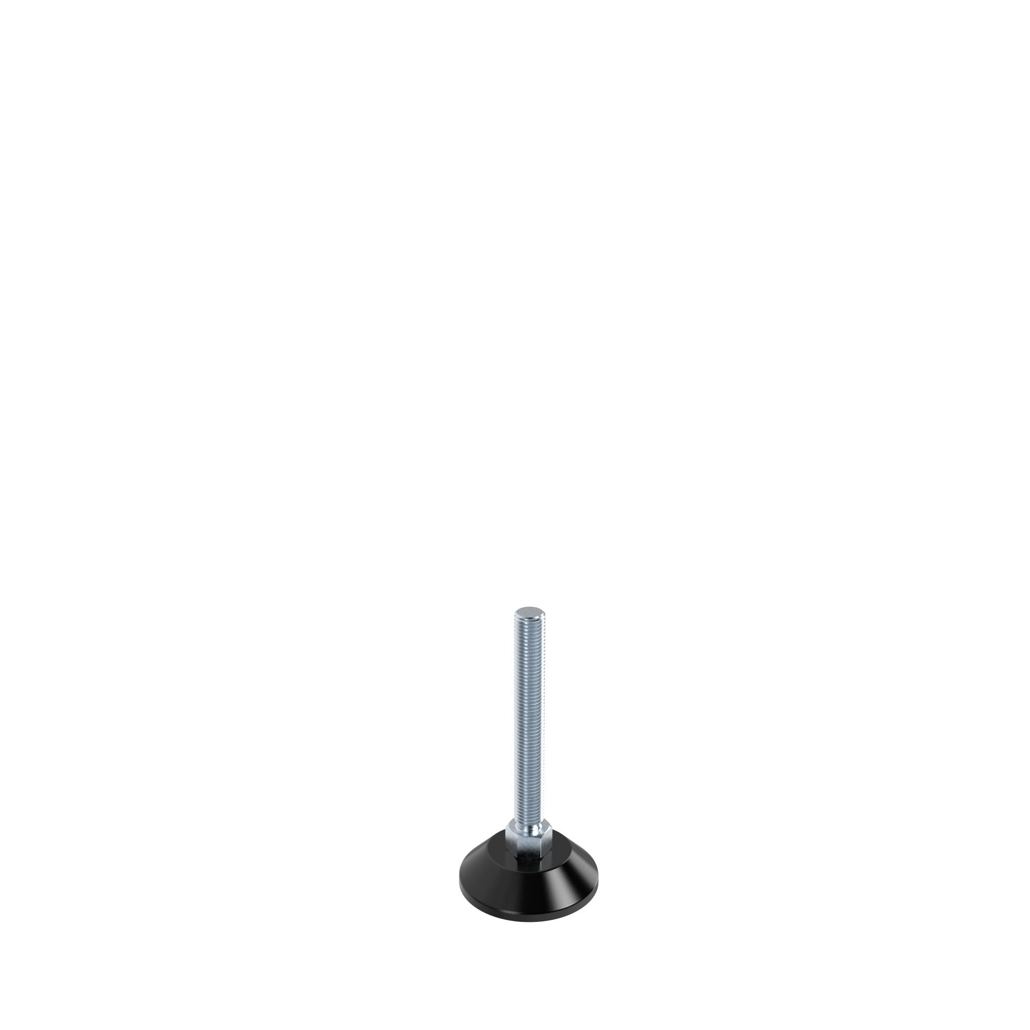 Pied pivot trapézoïdal, ZN / acier 9AI080ZS16125M – image du produit
