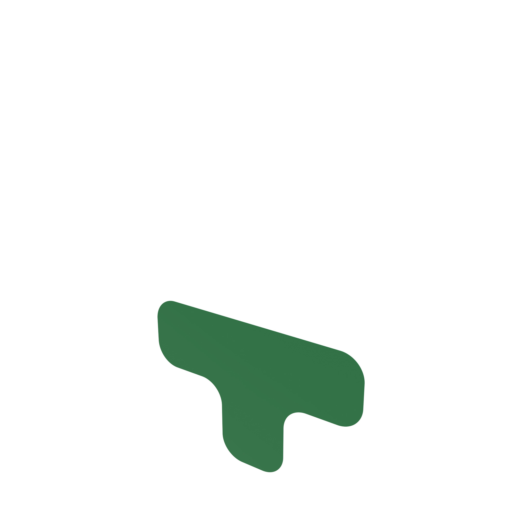 Floor Marking T-shape 90, Rounded 0203HTR09066 – product image