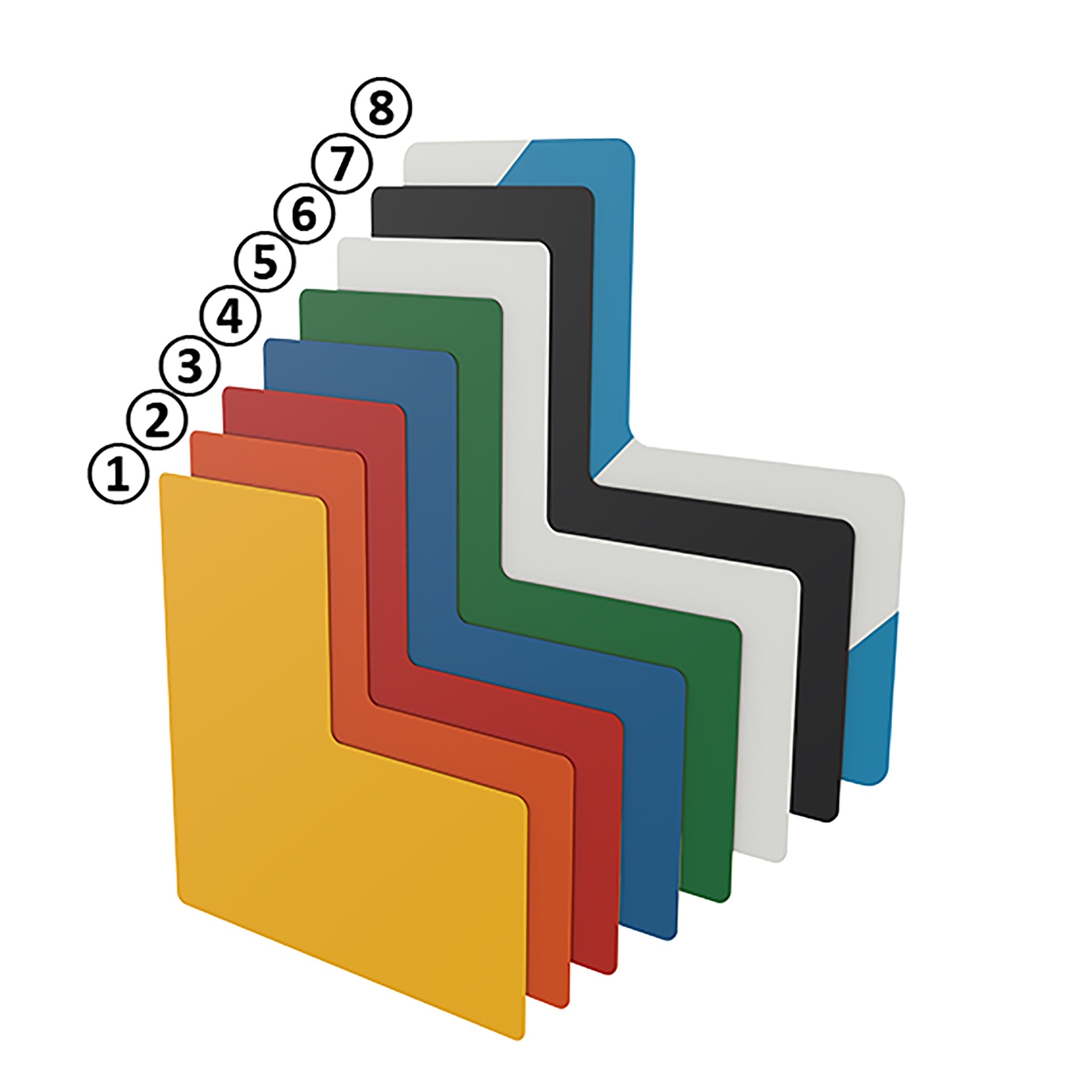 Bodenmarkierung L-Form 50