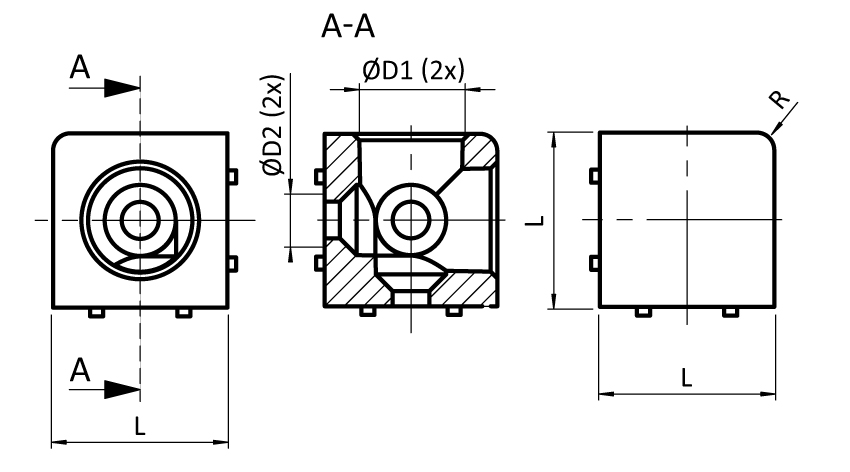 Cube Connector 30, 2D
