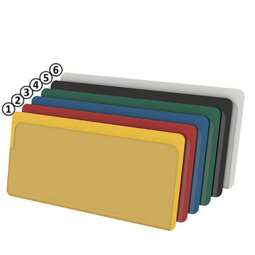 Zweiseitig offene magnetische Etikettenhülle 50 Zweiseitig offene magnetische Etikettenhülle 50