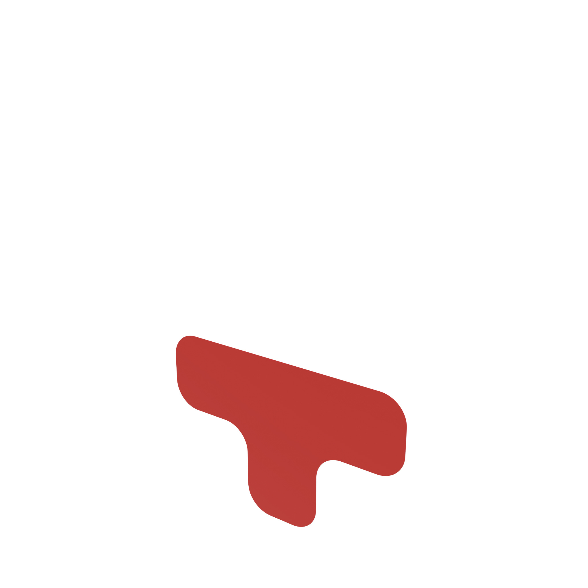 Floor Marking T-shape 90, Rounded 0203HTR09031 – product image