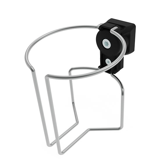 Flaschenhalter FX für Profile 40 / 45, Nut 8 / 10