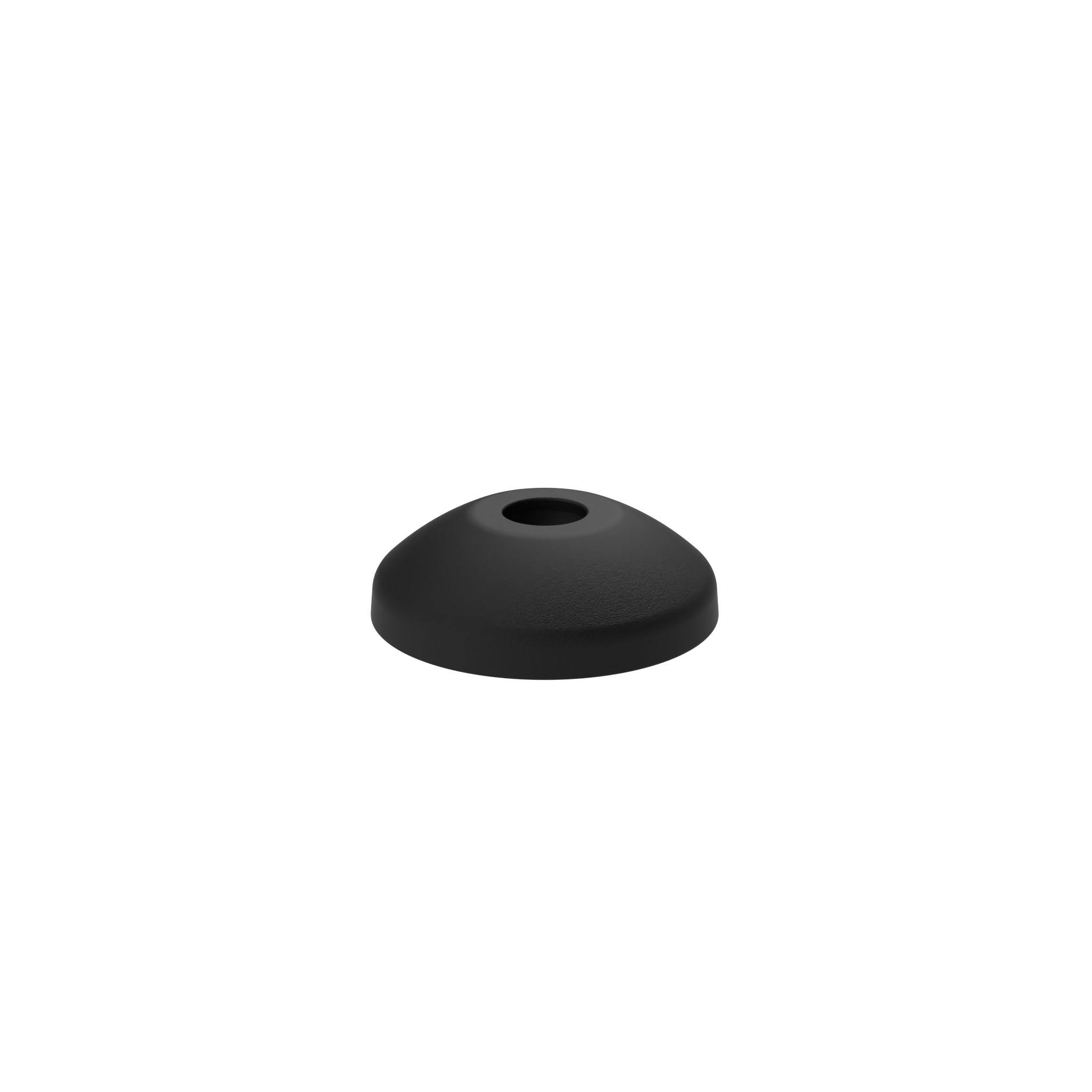 Base PA pour pieds à rotule, rotule 15, noir 098D060K – image du produit