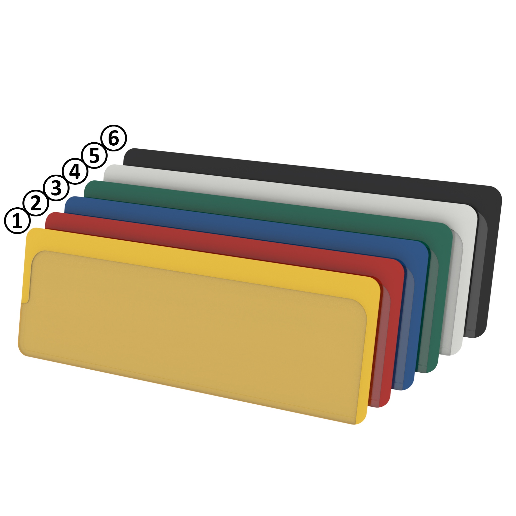 2-sides Open Magnetic Label Envelope 37 - 1.5"