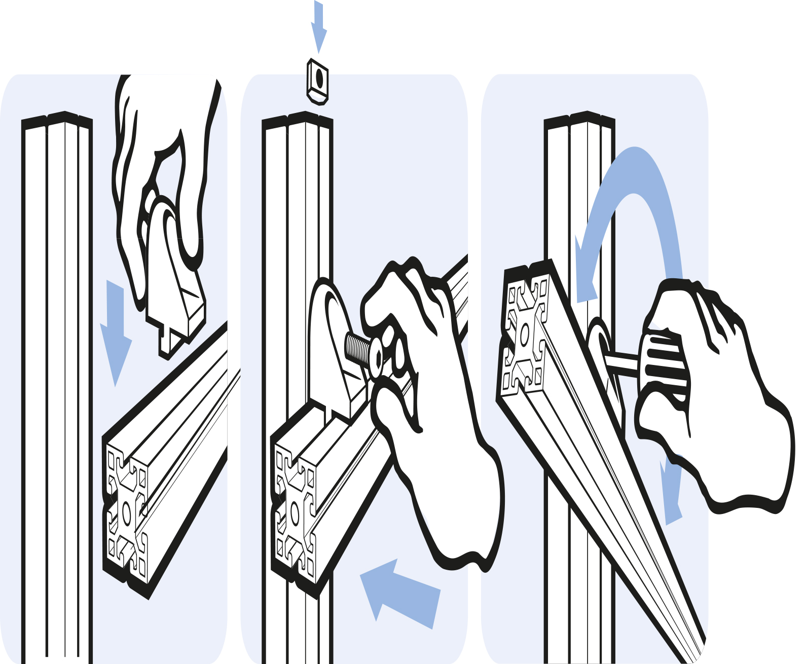Clamping Angle I 40, Slot 8