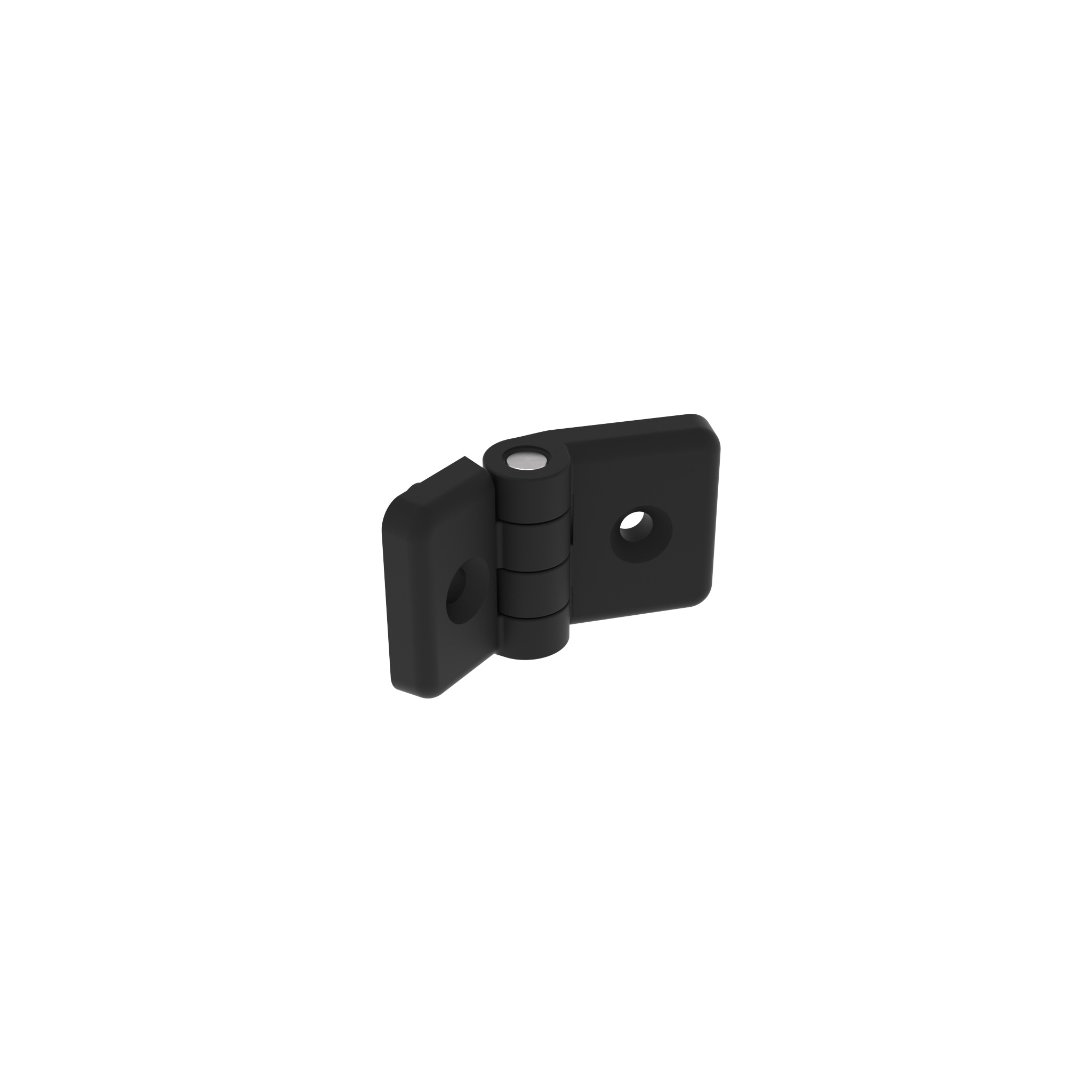 Kunststoffscharnier schwer 30, schwarz 095KS3040F08 – Produktabbildung