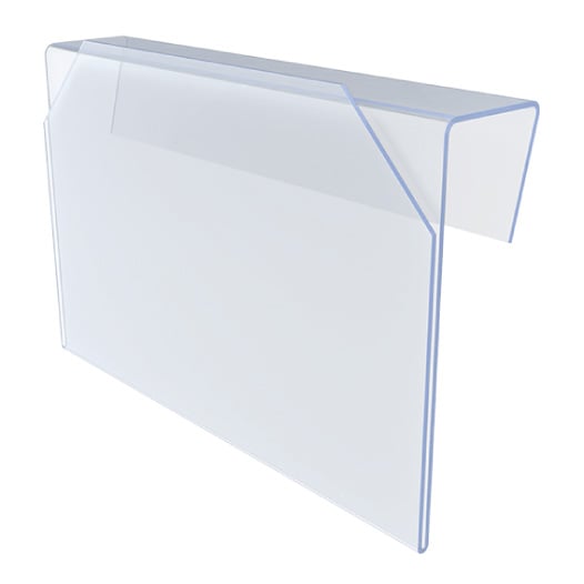 Overhanging KANBAN Label Holder