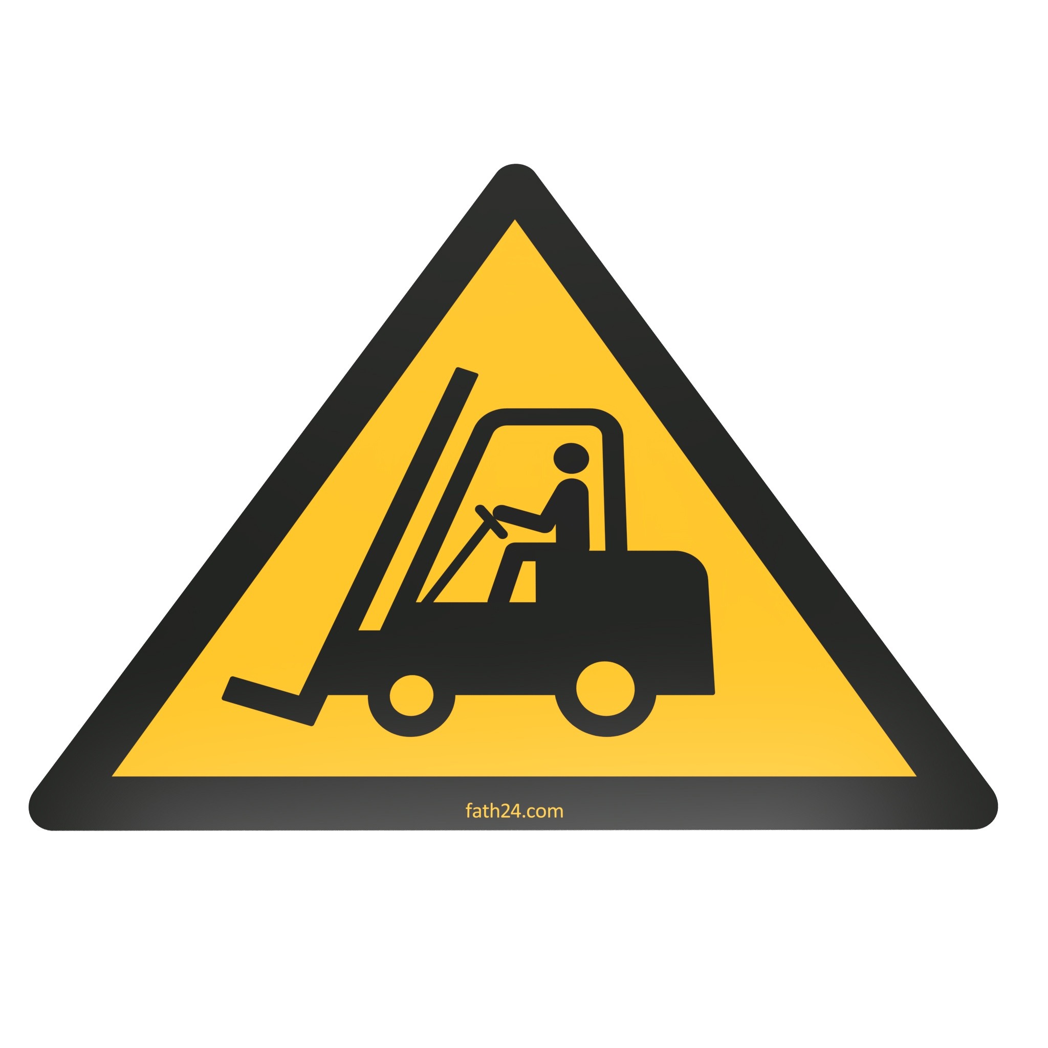 Caution Forklift Zone Floor Sign 0203SW02 – product image