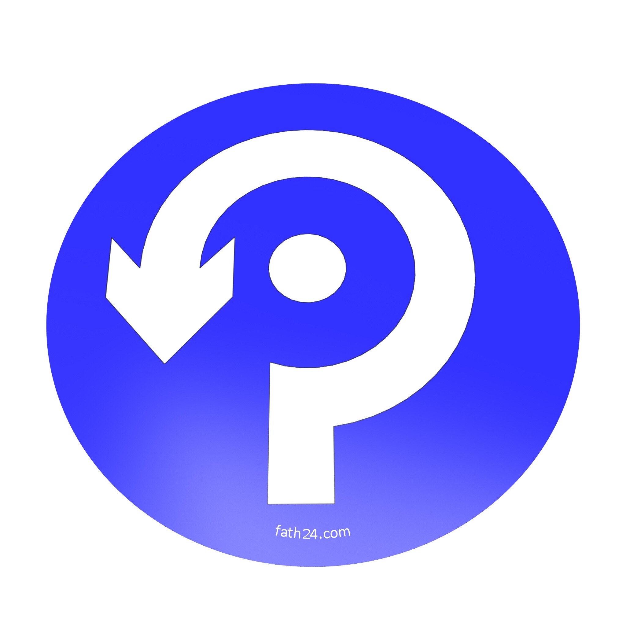 Turning Circle Floor Sign