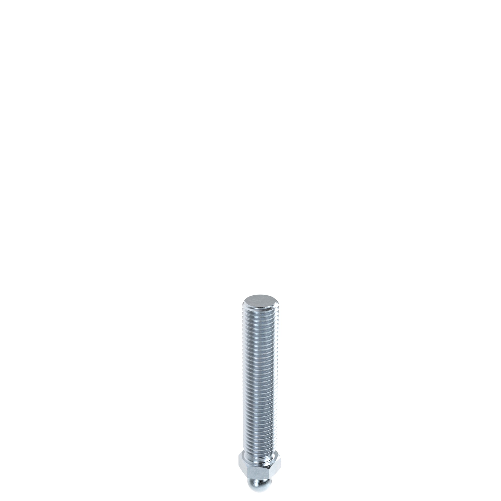 Gewindestange ST Metrisch für Gelenkstellfüße, Kugel 15 098DM20100M – Produktabbildung