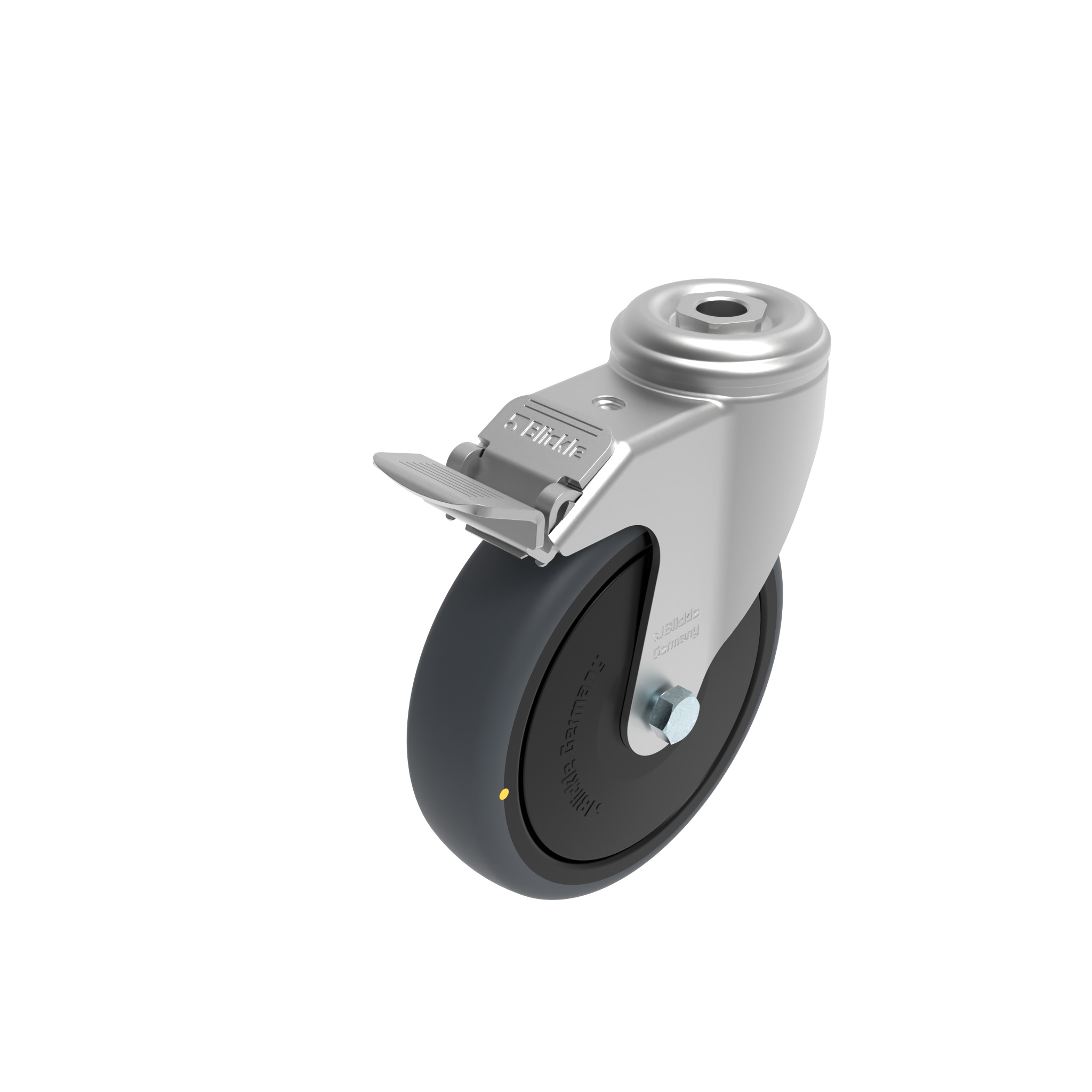 Swivel Caster Ø 80 / 100 / 125 with System Brake 098S125UDNESD – product image