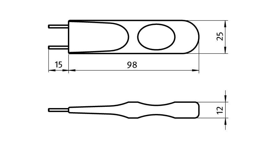 Tool for Clip Block SL – technical drawing