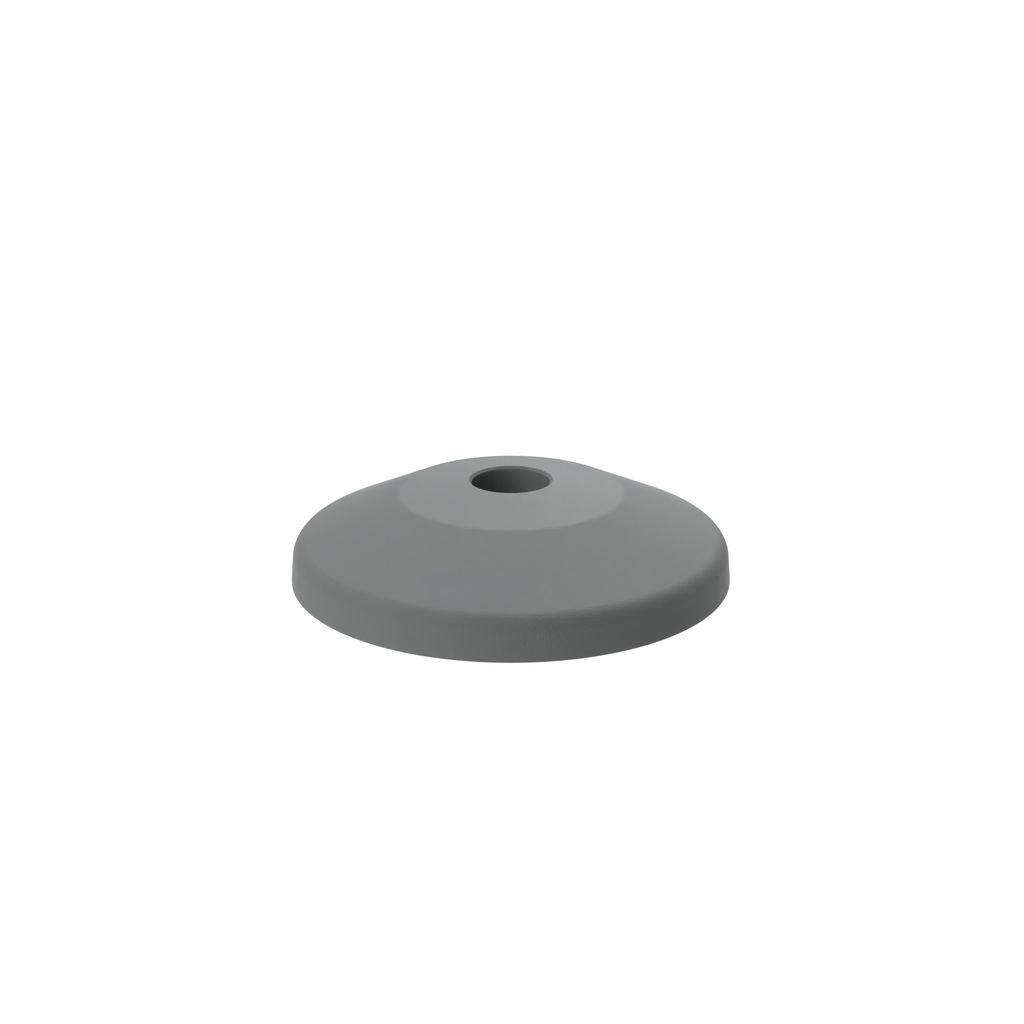 Base PA pour pieds à rotule, rotule 15, gris 098D080KS06 – image du produit
