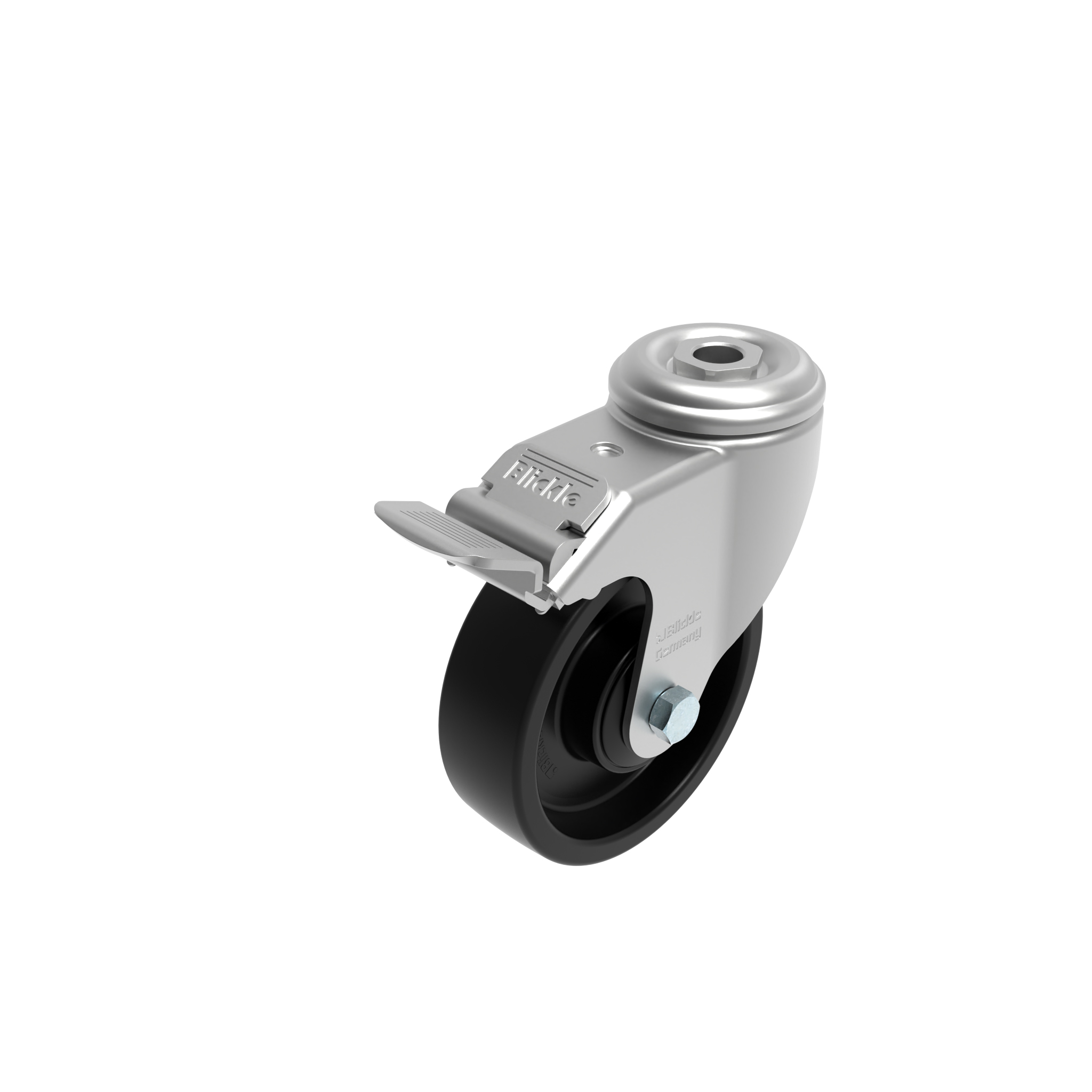 Roulette pivotante Ø 80 / 100 / 125 verrouillable 098S100ADN – image du produit