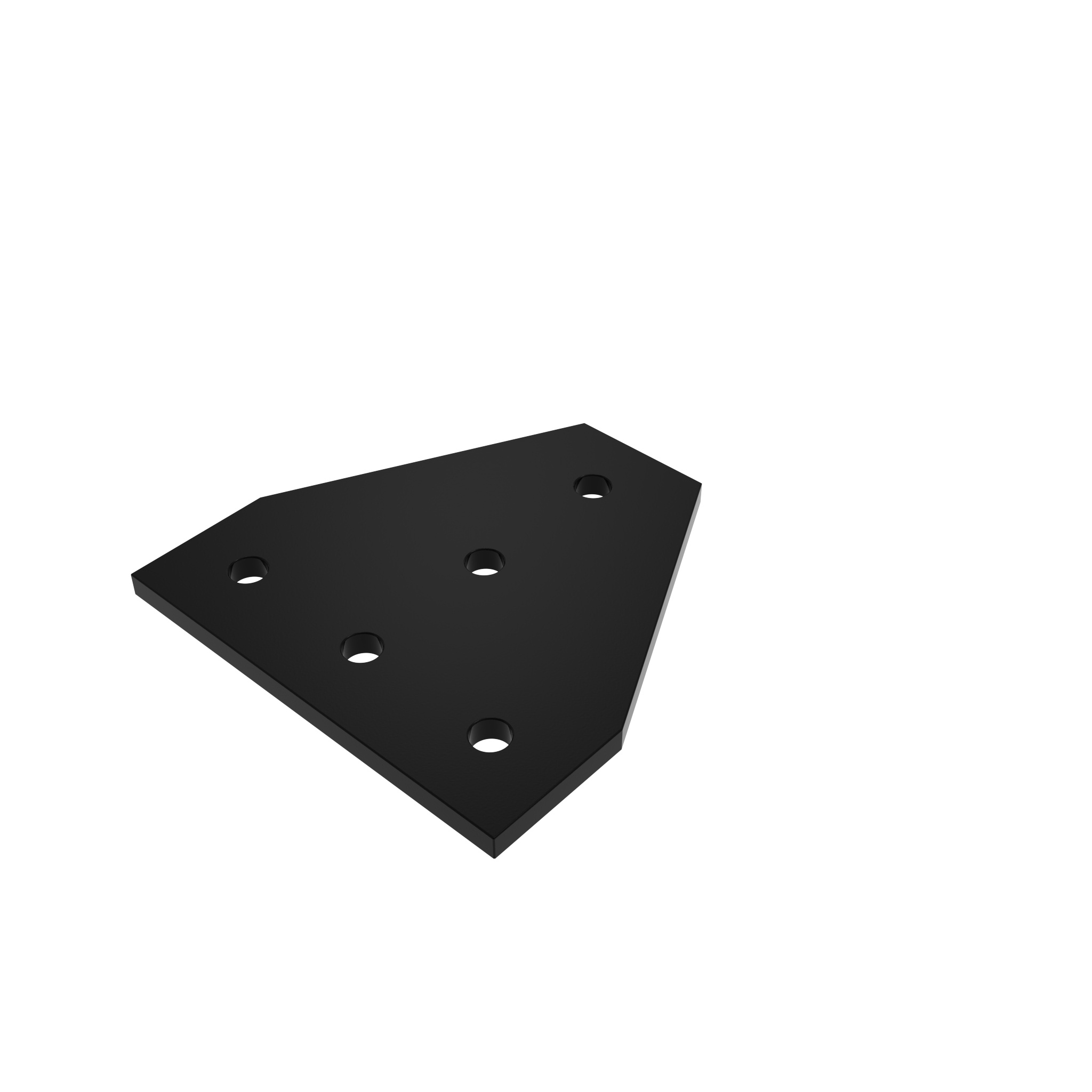 ECO Connection Plate AL T 5 Hole, 1 Slot Version 093EVT114114S – product image