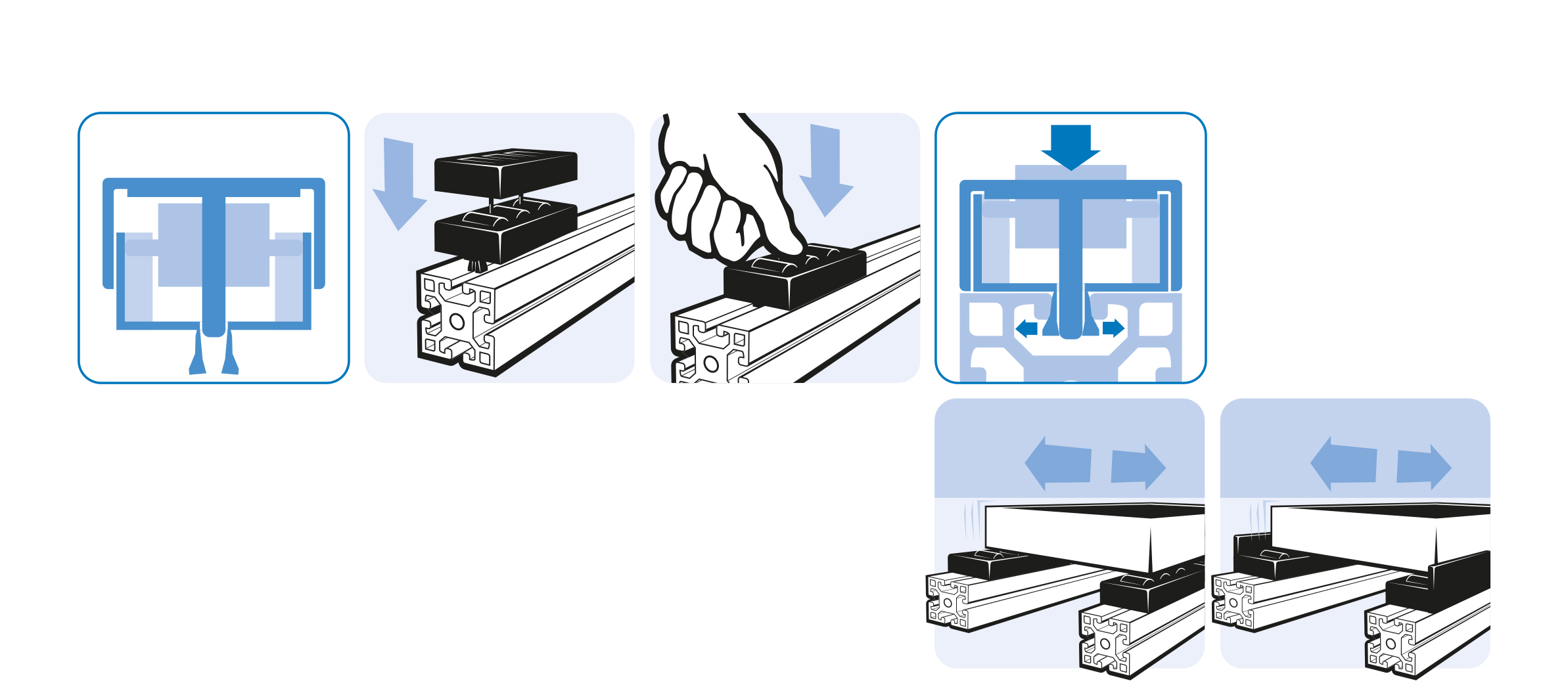 Bloc galets, clippable