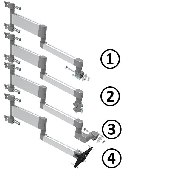 Double System Arm I40H 695 (Set)