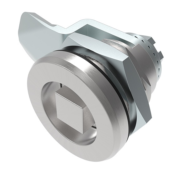 Small Quarter Turn Lock 16.3 / 13.5, SS, incl. Cam (Set)