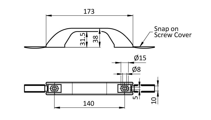 Handle 140