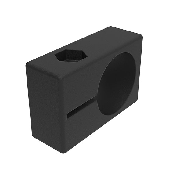 Bloc de fixation capteurs 34 x 12 x 22, Ø 18