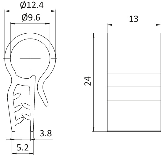 Lattice Box Clip for Visual Pocket