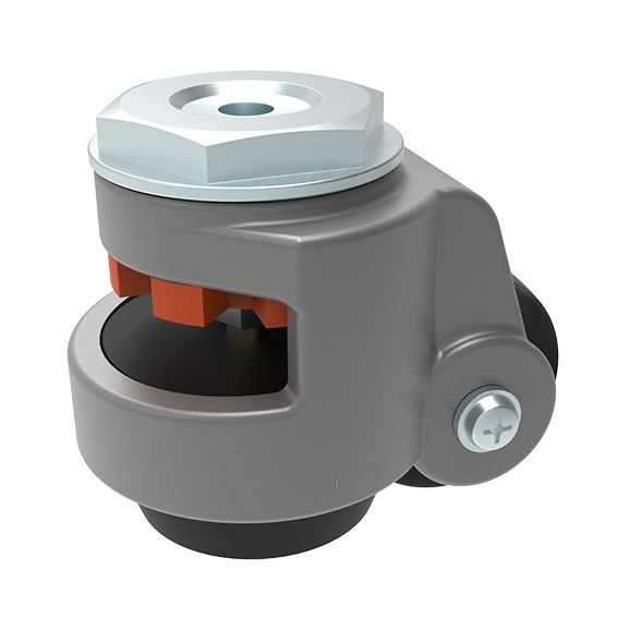 Leveling Caster with Bolt Hole Thread (Set)