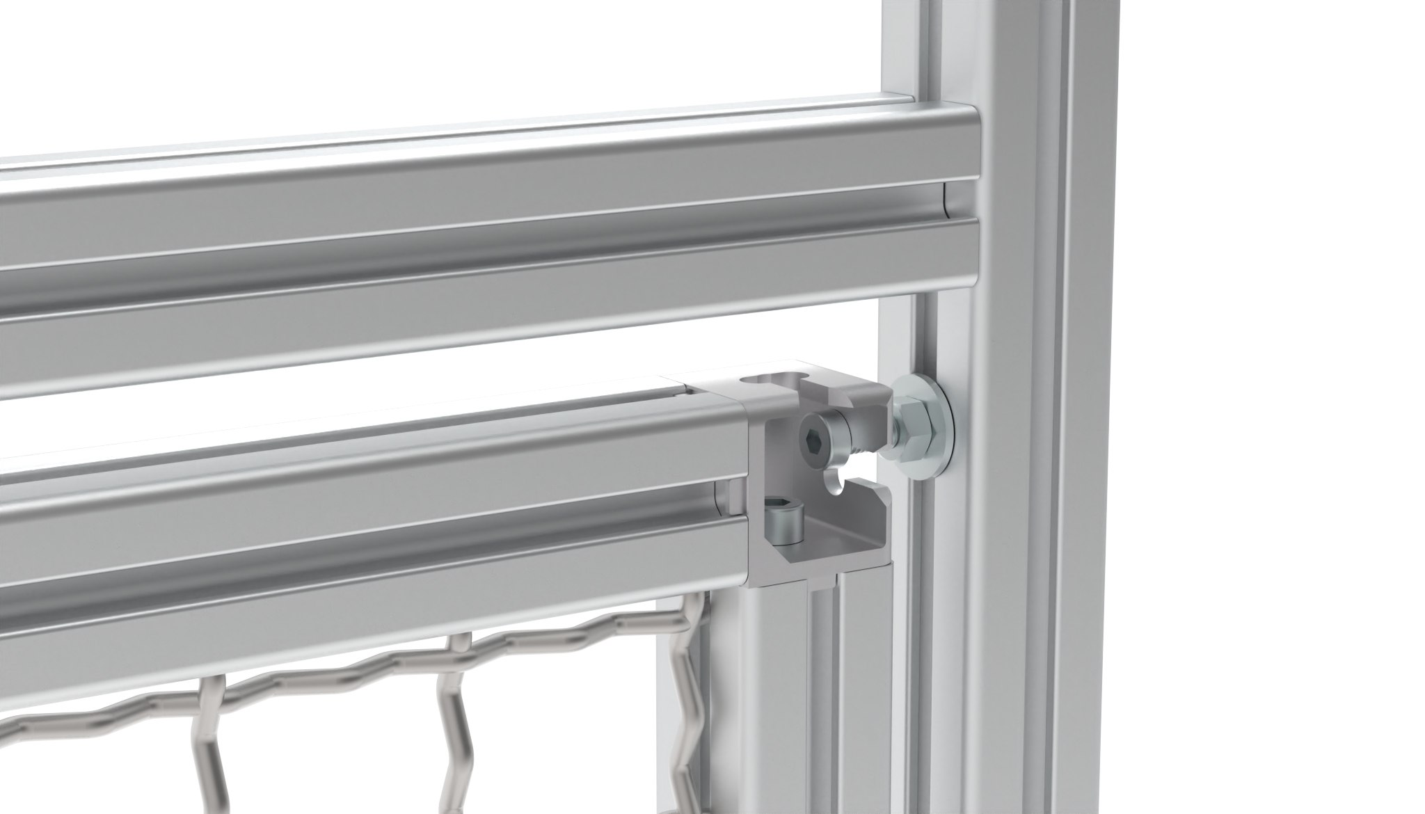 Bloc d'angle panneau cadré 30 (Kit) – exemple d'application