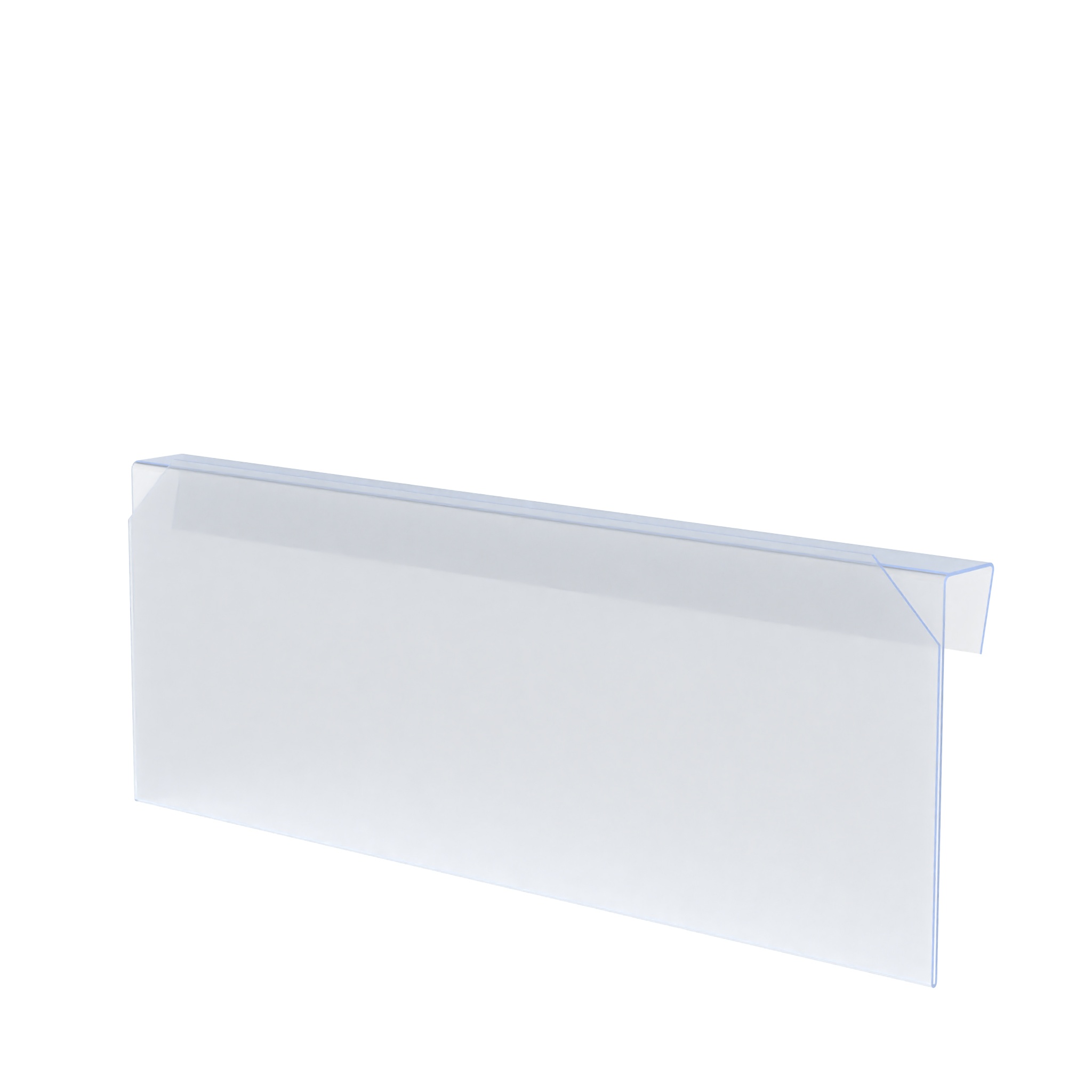 Überhänge-KANBAN-Etikettenhalter 02012A1/4H – Produktabbildung